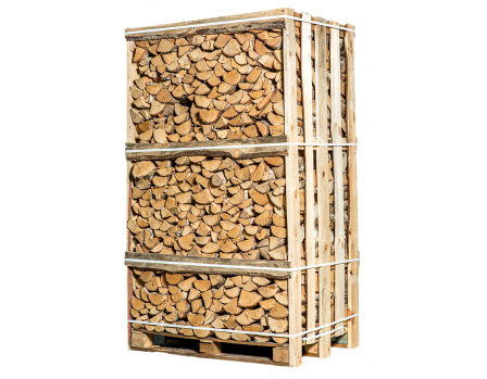 Pallet ovengedroogd berken haardhout