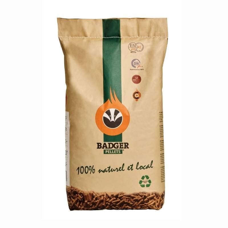 Badger Pellets ENplus A1 65zk van 15kg